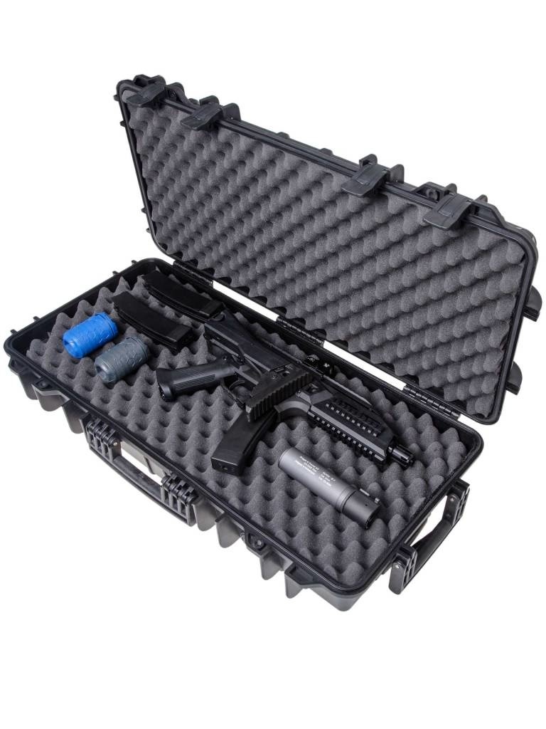 Medium Hard Case (Black) (Wave Foam)