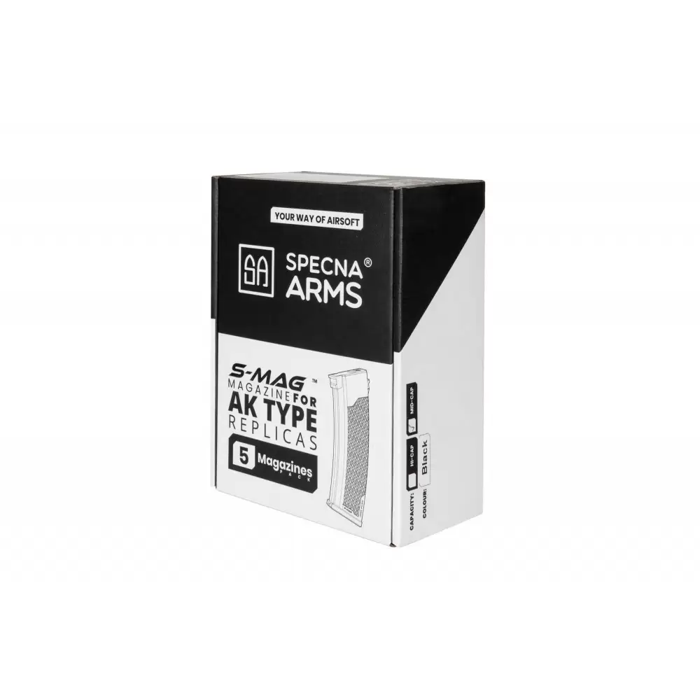 AK SA-J S-Mag Highcap 5-Pack 430rds (Black)