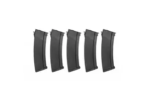 AK SA-J S-Mag Highcap 5-Pack 430rds (Black)
