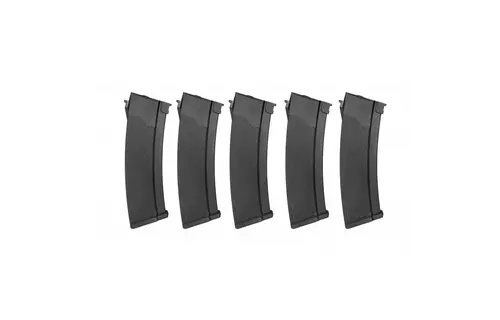 AK SA-J S-Mag Highcap 5-Pack 430rds (Black)