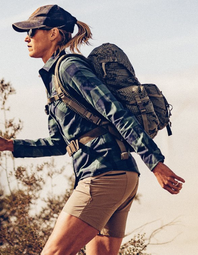 Marigold Women's Shirt (Coral Crimson Checkered)