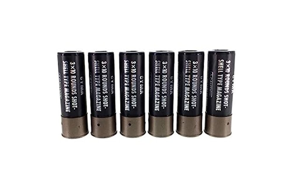 Shotgun Shells CM350 6pcs (Black)