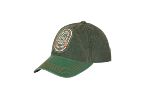 Shooting Time Snapback Cap (Dirty Washed Dark Green / Dirty Washed Kelly Green)