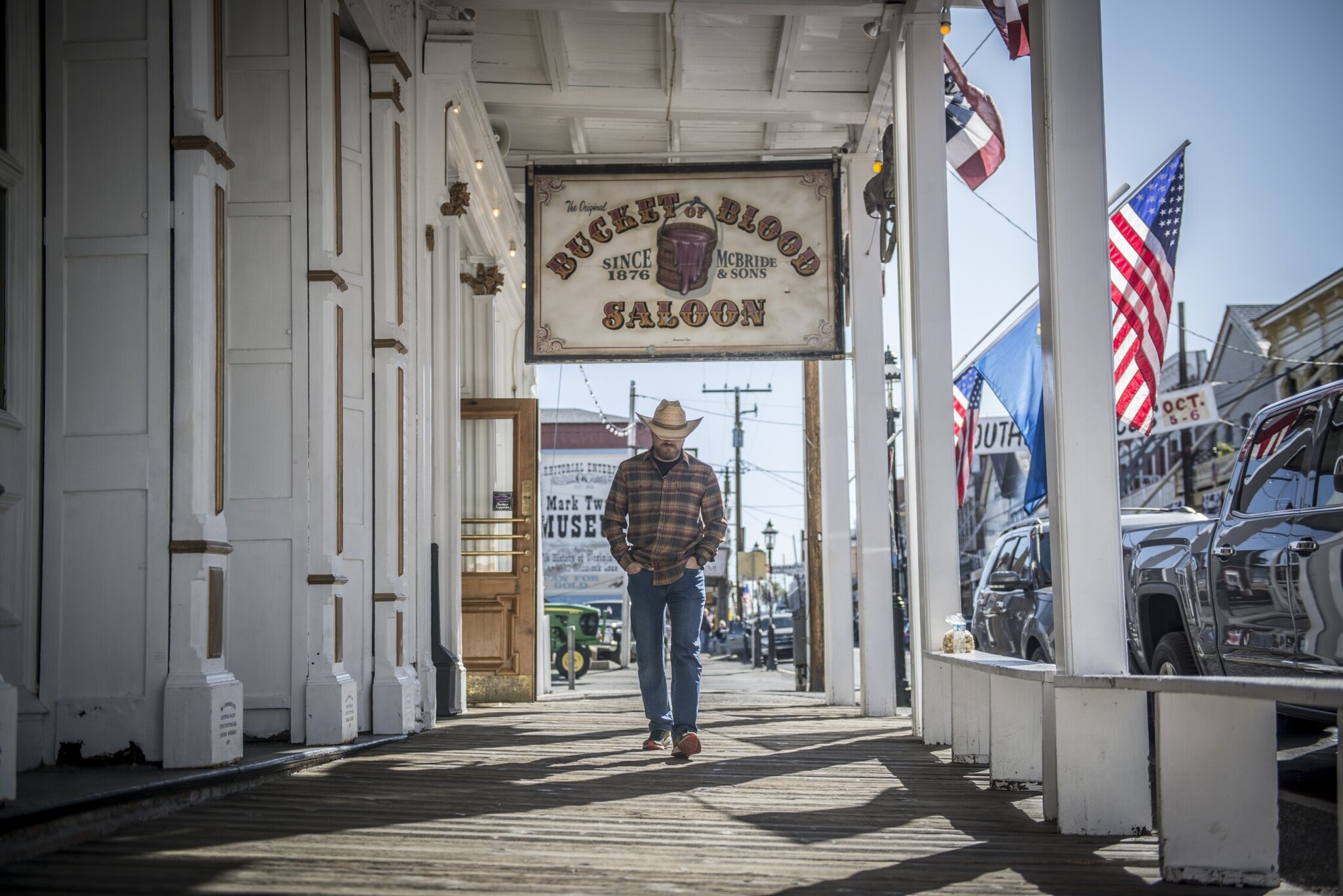 GreyMan Shirt (Coral Crimson Checkered)