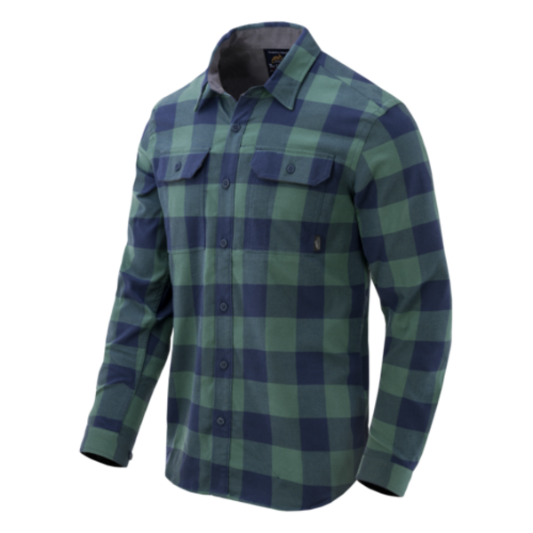 GreyMan Shirt (Moss Green Checkered)