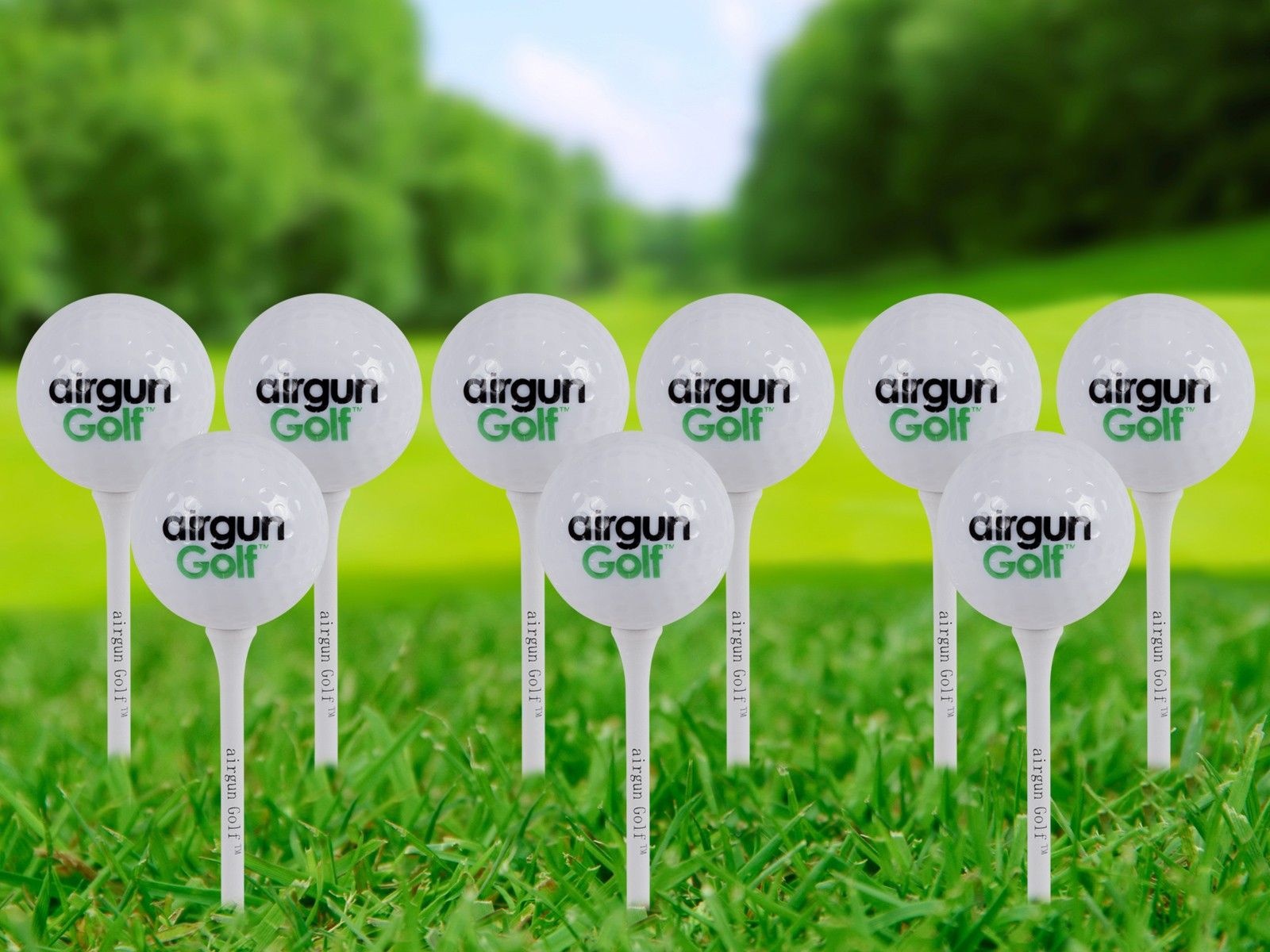 Exploding Golf Balls Airgun 9pcs