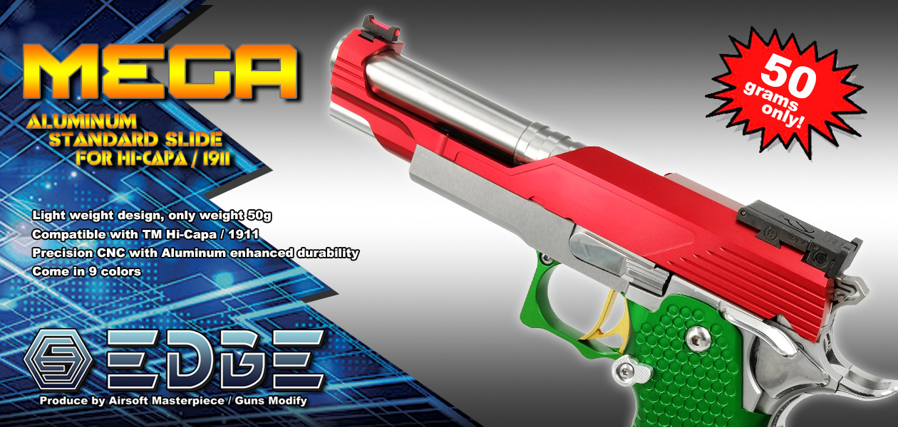 Custom MEGA Slide (Silver) (Hi-Capa 4.3)