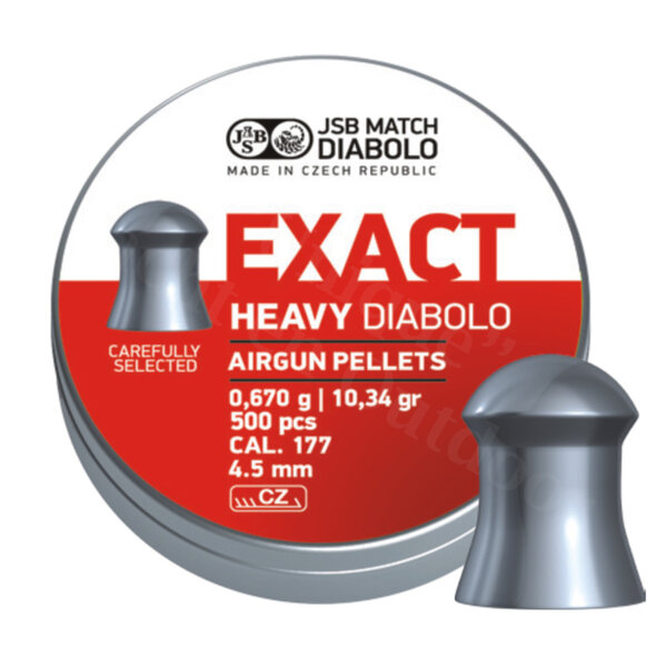 Exact Diabolo Heavy 4.52mm 10.34 grain 500pcs