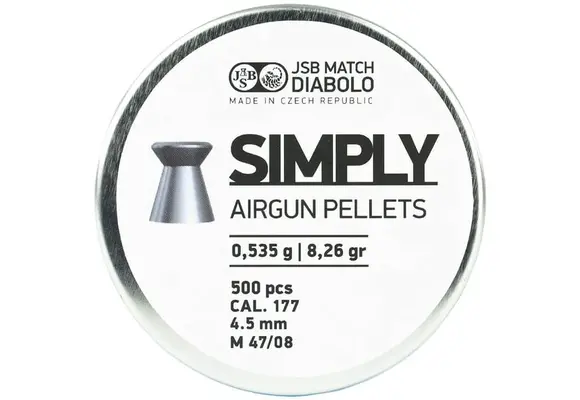 Simply 4.5mm 8.26 grain 500pcs