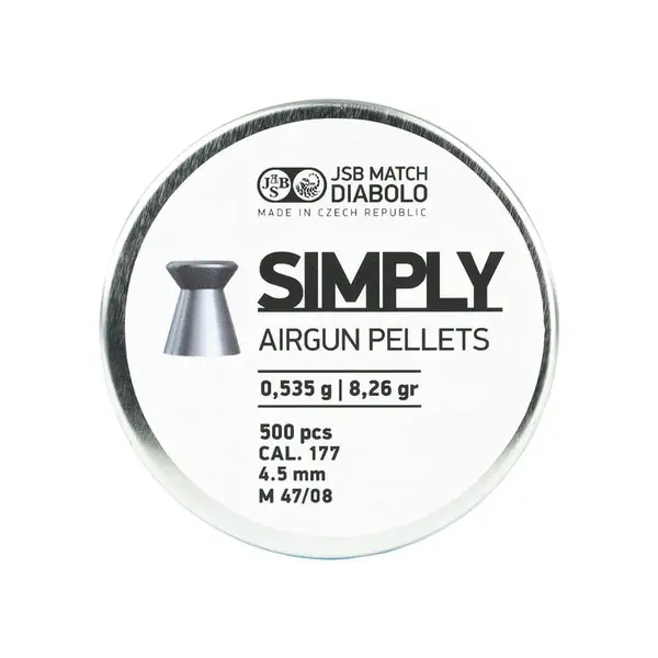 Simply 4.5mm 8.26 grain 500pcs