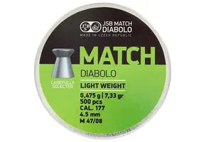 Match Light Weight 4.5mm 7.33 grain 500pcs
