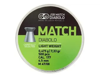 Match Light Weight 4.5mm 7.33 grain 500pcs