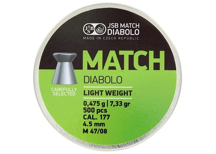 Match Light Weight 4.5mm 7.33 grain 500pcs