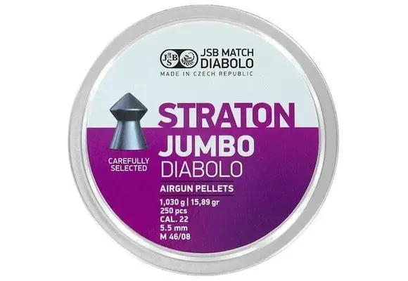 Straton Jumbo 5.52mm 15.89 grain 250pcs