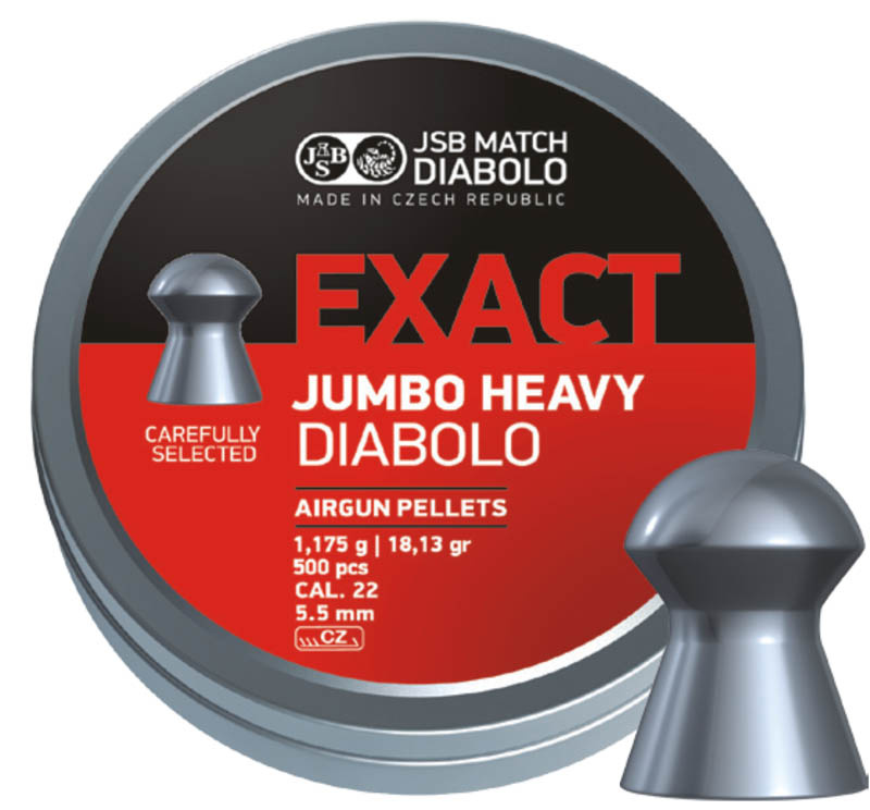 Exact Diabolo Jumbo Heavy 5.52mm 18.13 grain 250pcs