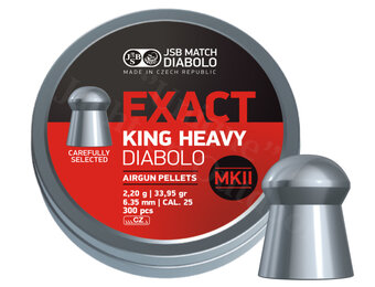 Exact King Heavy MKII 6.35mm 33.95 grain 300pcs