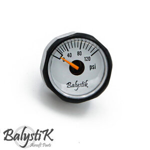 120 PSI Micro Gauge for HPA Regulator