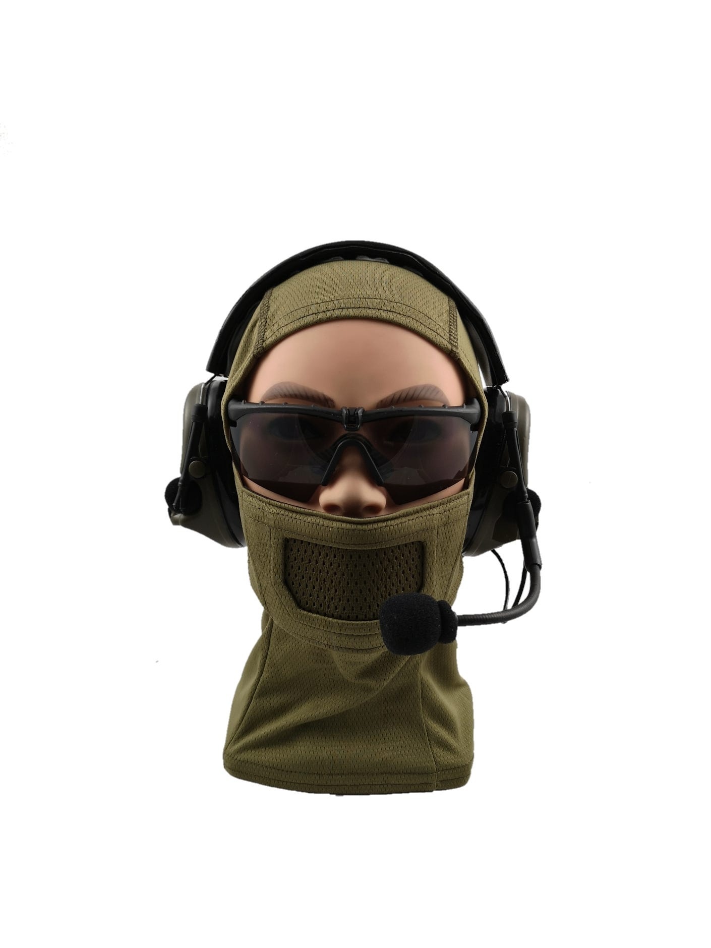 Fullface Warrior Mask Balaclava (Olive Green)