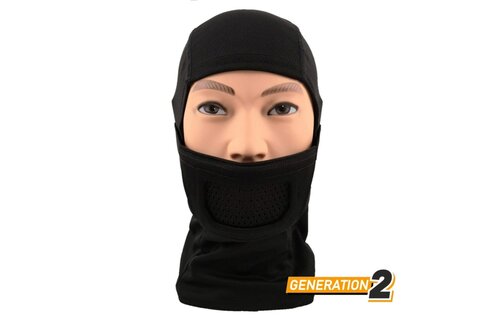 Fullface Warrior Mask Balaclava (Black)