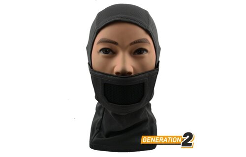 Fullface Warrior Mask Balaclava (Black)