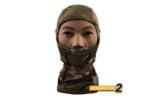 Fullface Warrior Mask Balaclava (Camo)