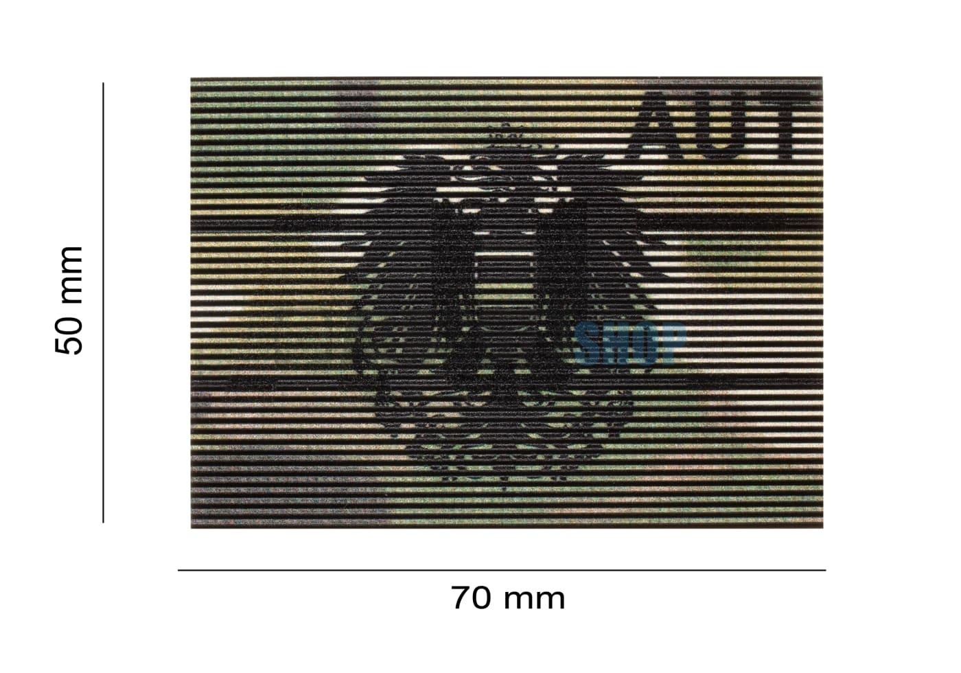 Dual IR Austria Flag Patch (Multicam)