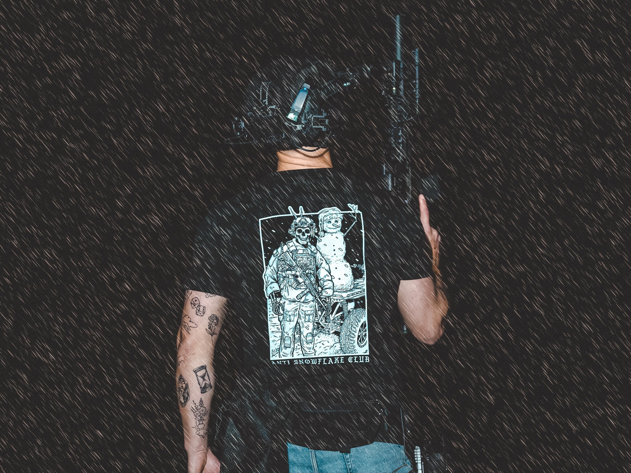 Anti Snowflake Club Hoodie (Black)