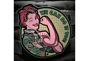 Army Girls PVC Patch