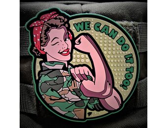 Army Girls PVC Patch