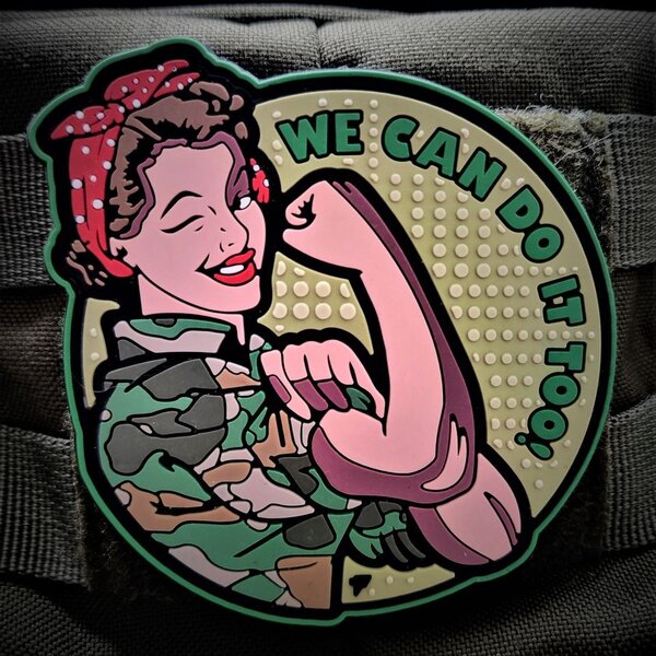 Army Girls PVC Patch