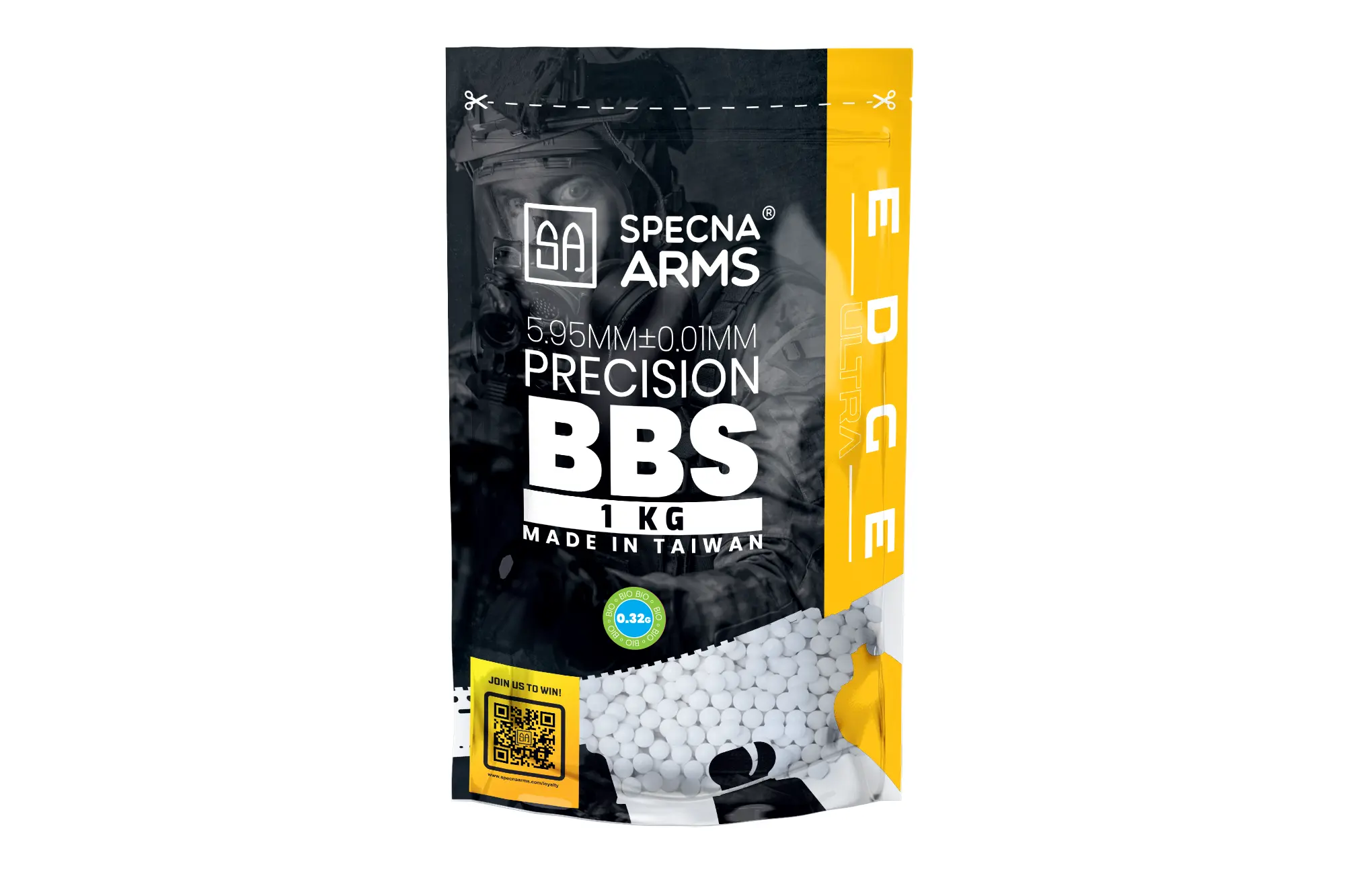 0,32g EDGE ULTRA BIO BB Precision 1kg (White)