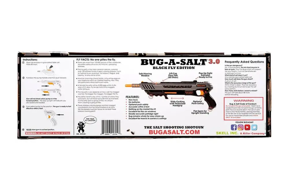 Bugbuster 3.0 Black Fly Zoutgeweer