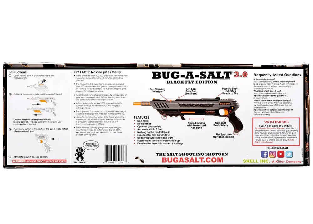 Bugbuster 3.0 Black Fly Zoutgeweer