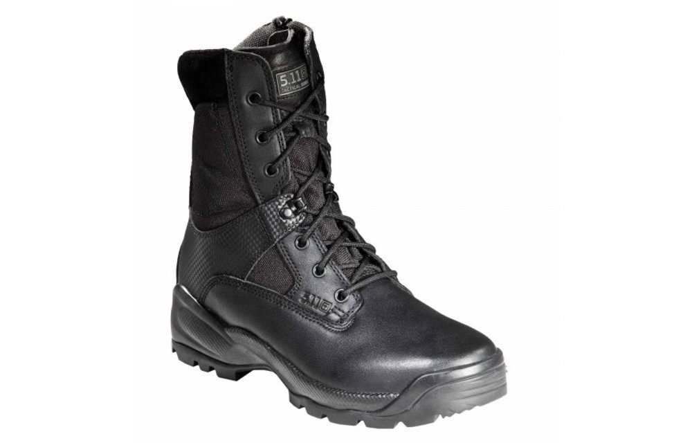 A.T.A.C. 8" Side Zip Boot (Black)