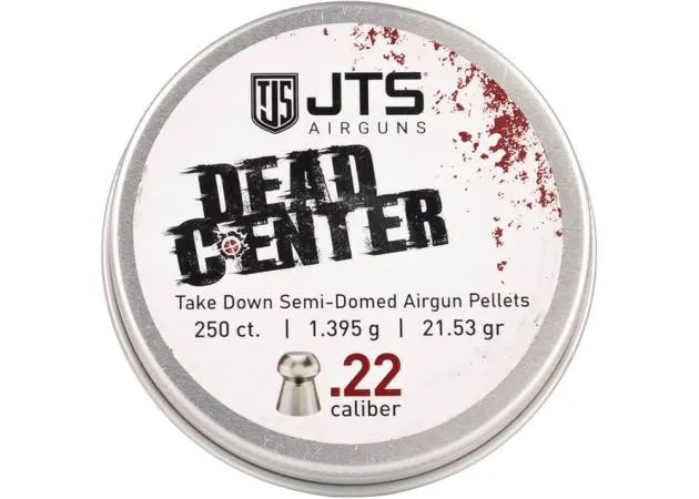 Dead Center Precision Semi-Domed 5.5mm 250rds 21.53grain (1,395g)