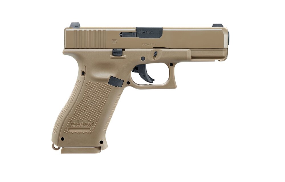 Glock G19X 4.5mm Steel BB Airgun (NBB)