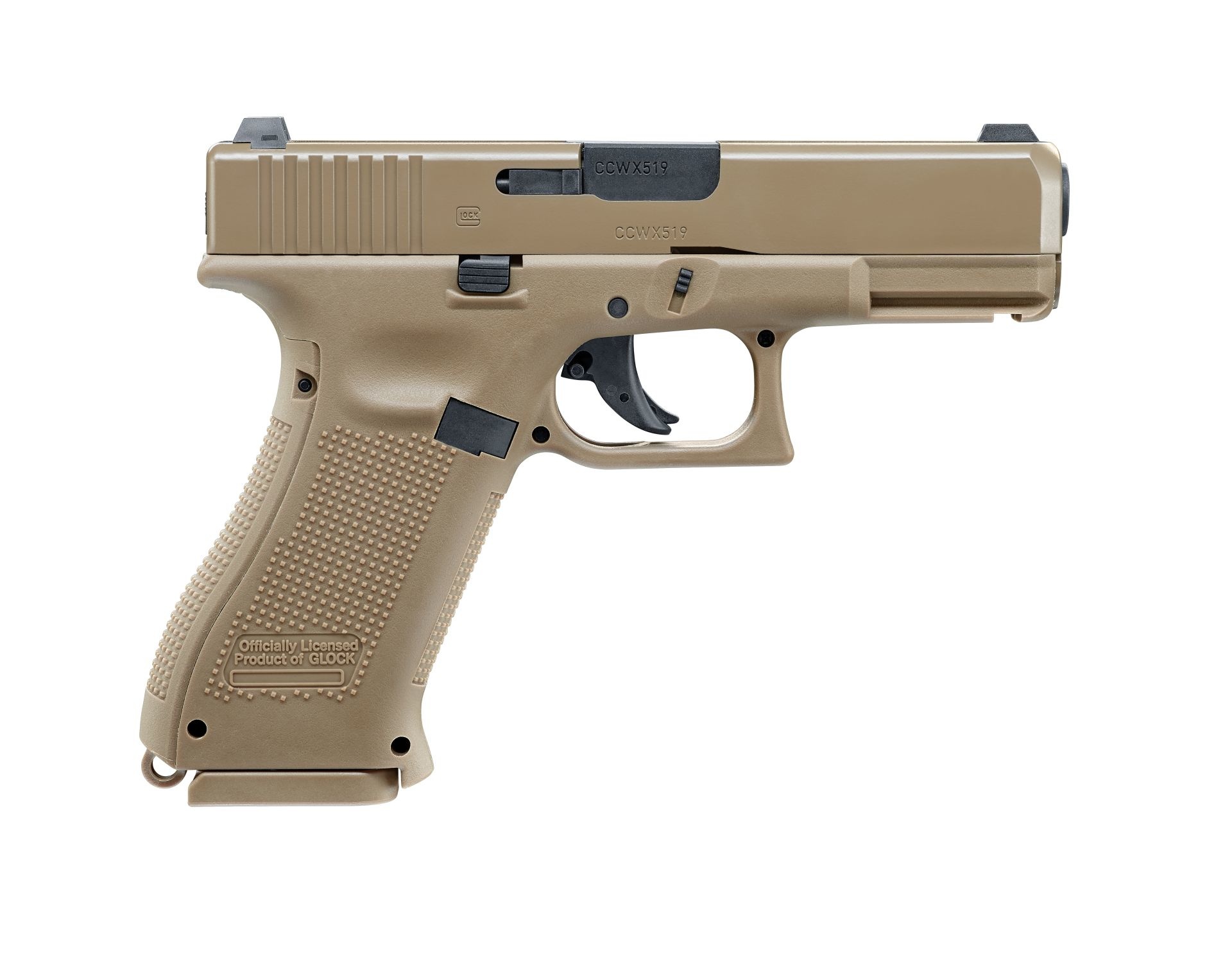 Glock G19X 4.5mm Steel BB Airgun (NBB)