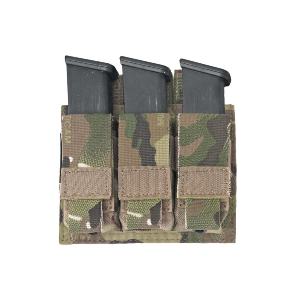 Triple Direct Action 9mm Pistol Mag Pouch (Multicam)