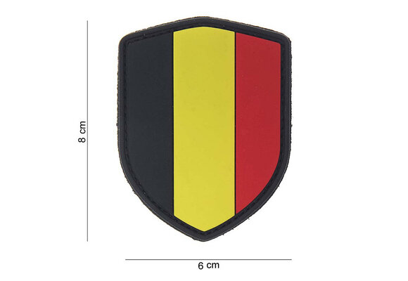 Shield Belgium PVC Patch