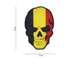 Skull Belgium PVC Patch