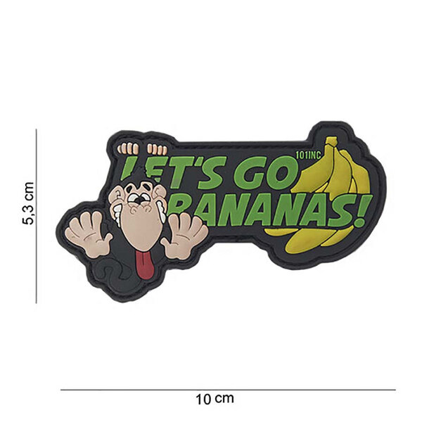 Let's Go Bananas  PVC Patch