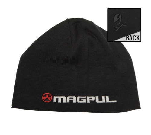 Logotext Skull Beanie (Black)