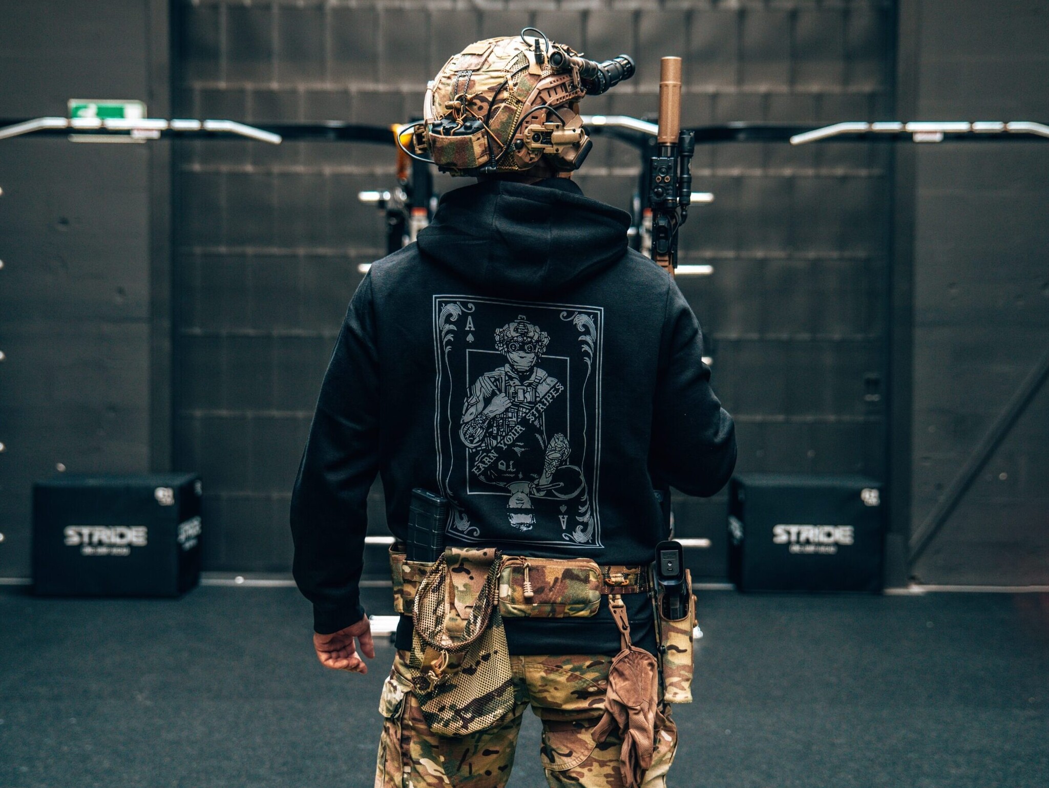 DTS Earn Your Stripes Hoodie (Black)