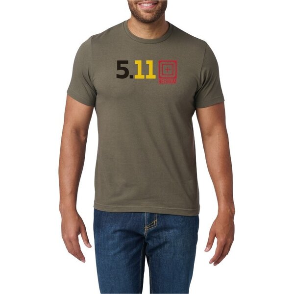 Belgium Fill Tee T-Shirt (Ranger Green)