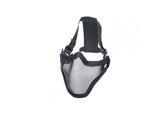 Metal Mesh Face Mask (Black)