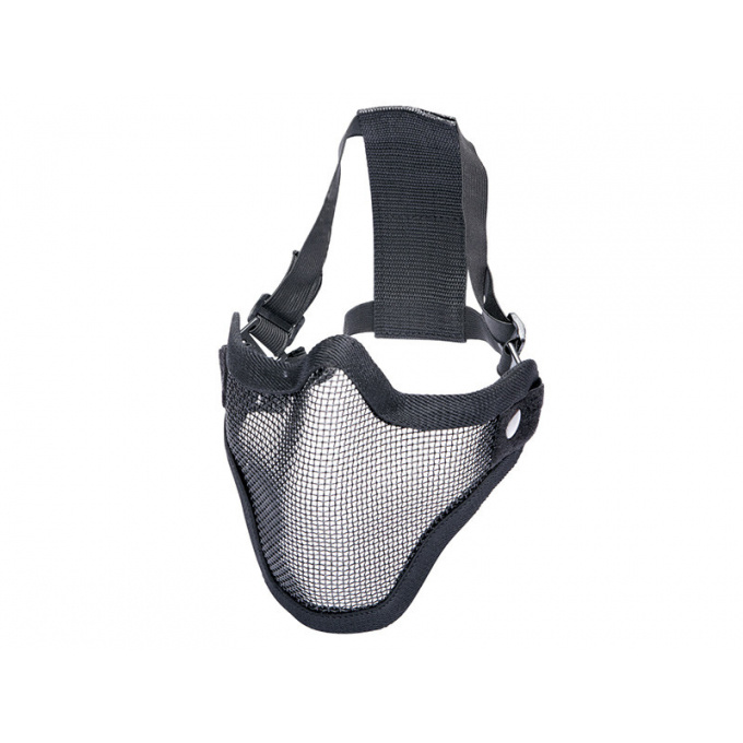 Metal Mesh Face Mask (Black)