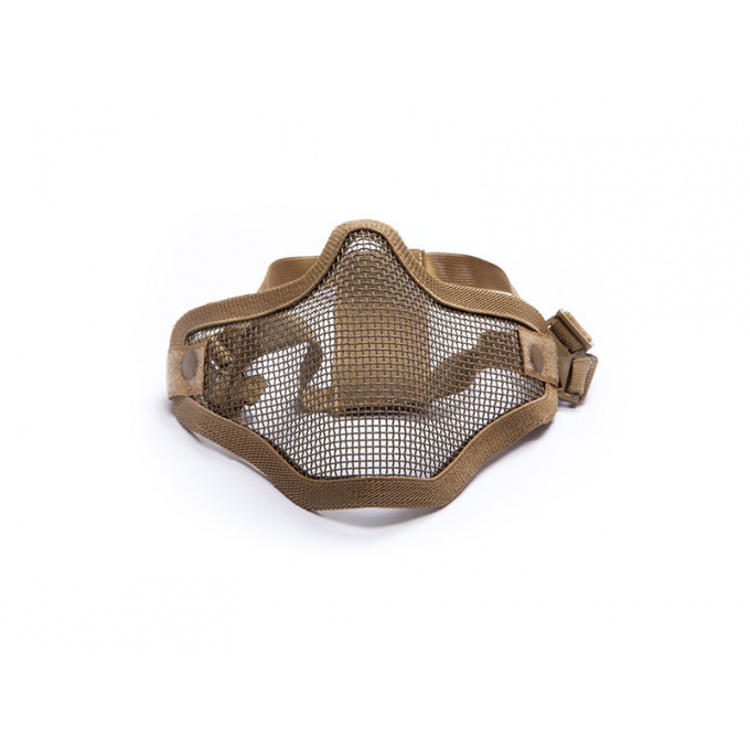 Metal Mesh Face Mask (Tan)