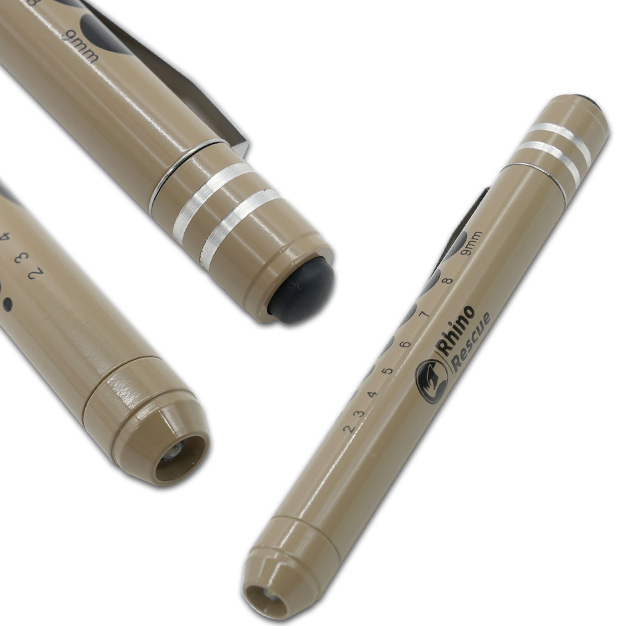 Reusable LED Penlight Dual Diagnostic Light (Coyote)