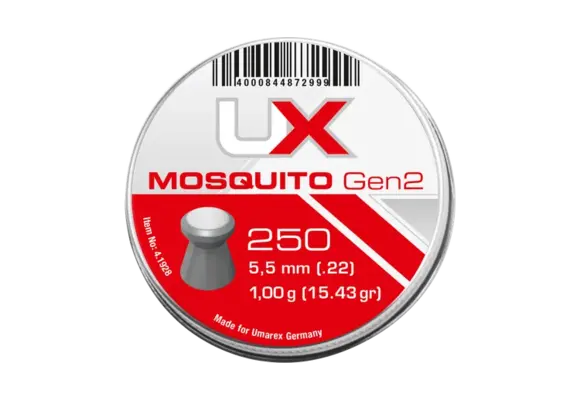Mosquito Gen2 5.5mm Pellets 250pcs (1g)