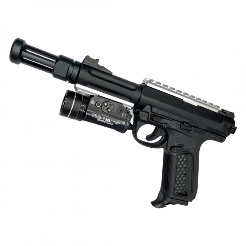 AAP-01 CNC Upper and Lower Picatinny Rail Set (Red)